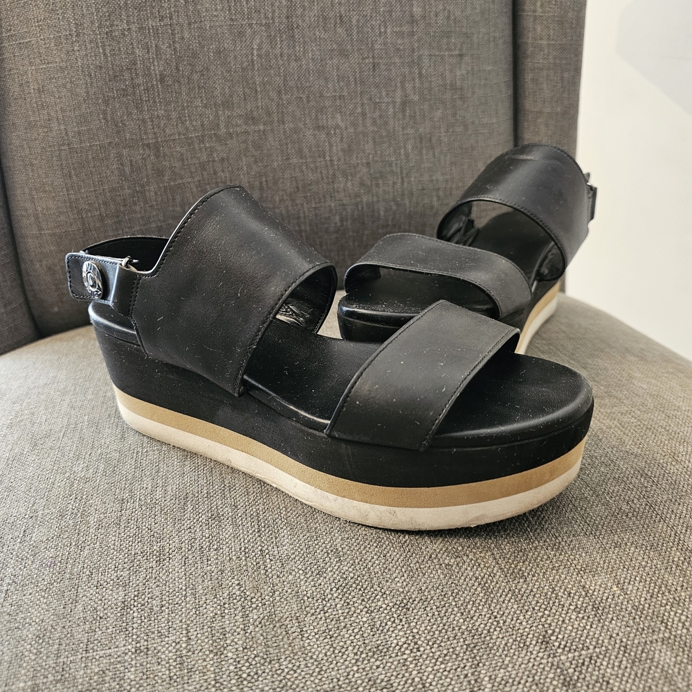 Black Platform Sandals